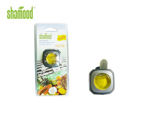 Mini bevanda rinfrescante di aria liquida dell'automobile 4ML per giallo Pina della membrana dell'automobile dello sfiato